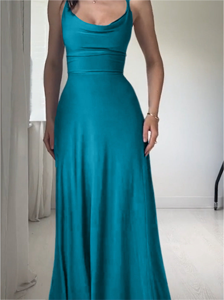 💃Lulah Drape Maxi Dress z wbudowanym biustonoszem