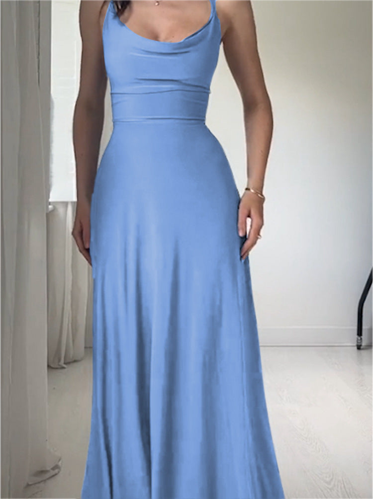 💃Lulah Drape Maxi Dress z wbudowanym biustonoszem