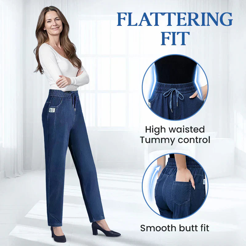 🔥2025 Gorąca wyprzedaż🔥Slim casual straight ice silk jeans👖
