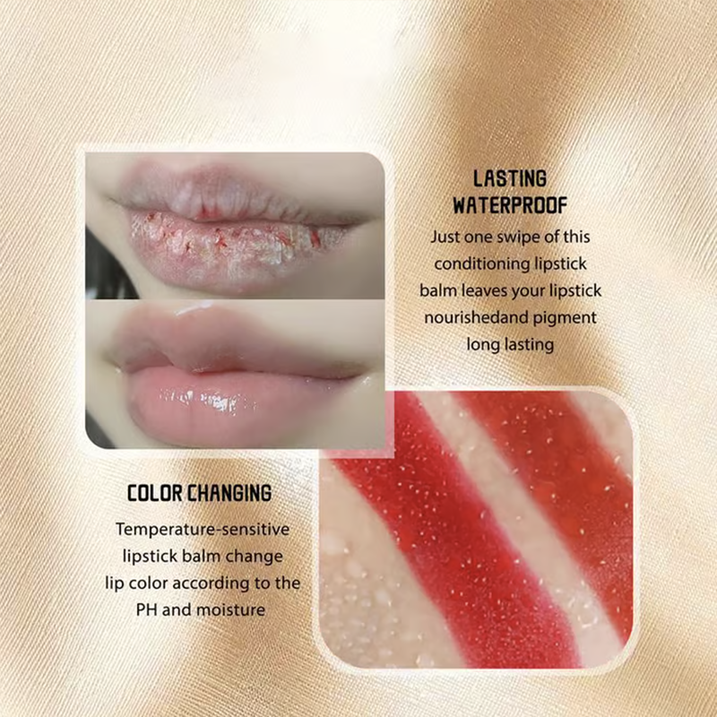 ✨Niebrudząca pomadka, która zmienia kolor💄 Natychmiastowy kolor po nałożeniu!💋