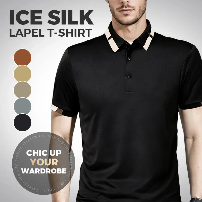 ❄️Koszulka męska Ice Silk z krótkim rękawem