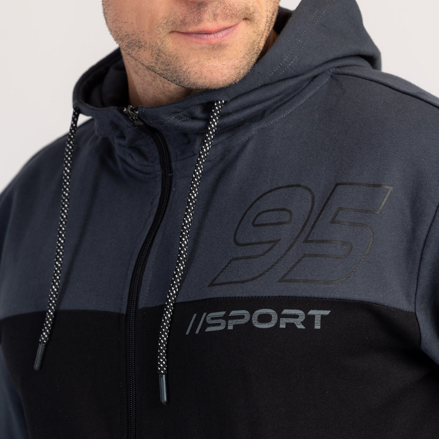 VANTOR - 100% BAWEŁNIANA MĘSKA BLUZA Z KAPTUREM
