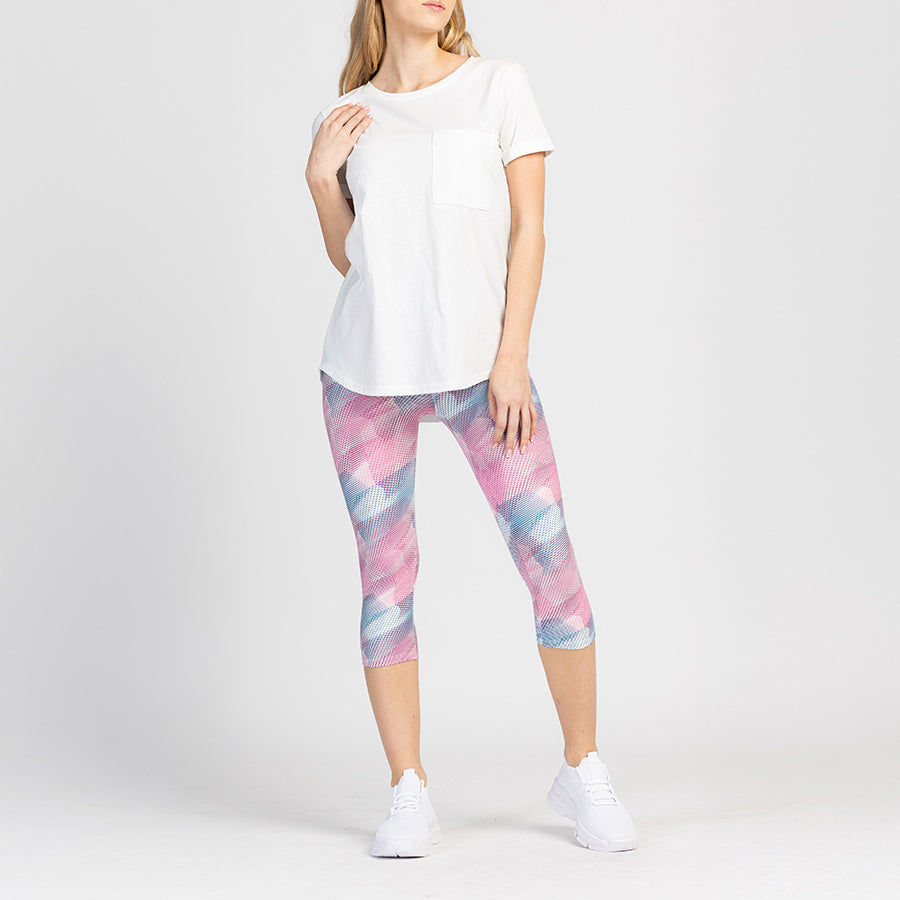 LEGGINSY DAMSKIE 3/4 - ELASTYCZNOŚĆ I WSPARCIE - YOGAMI