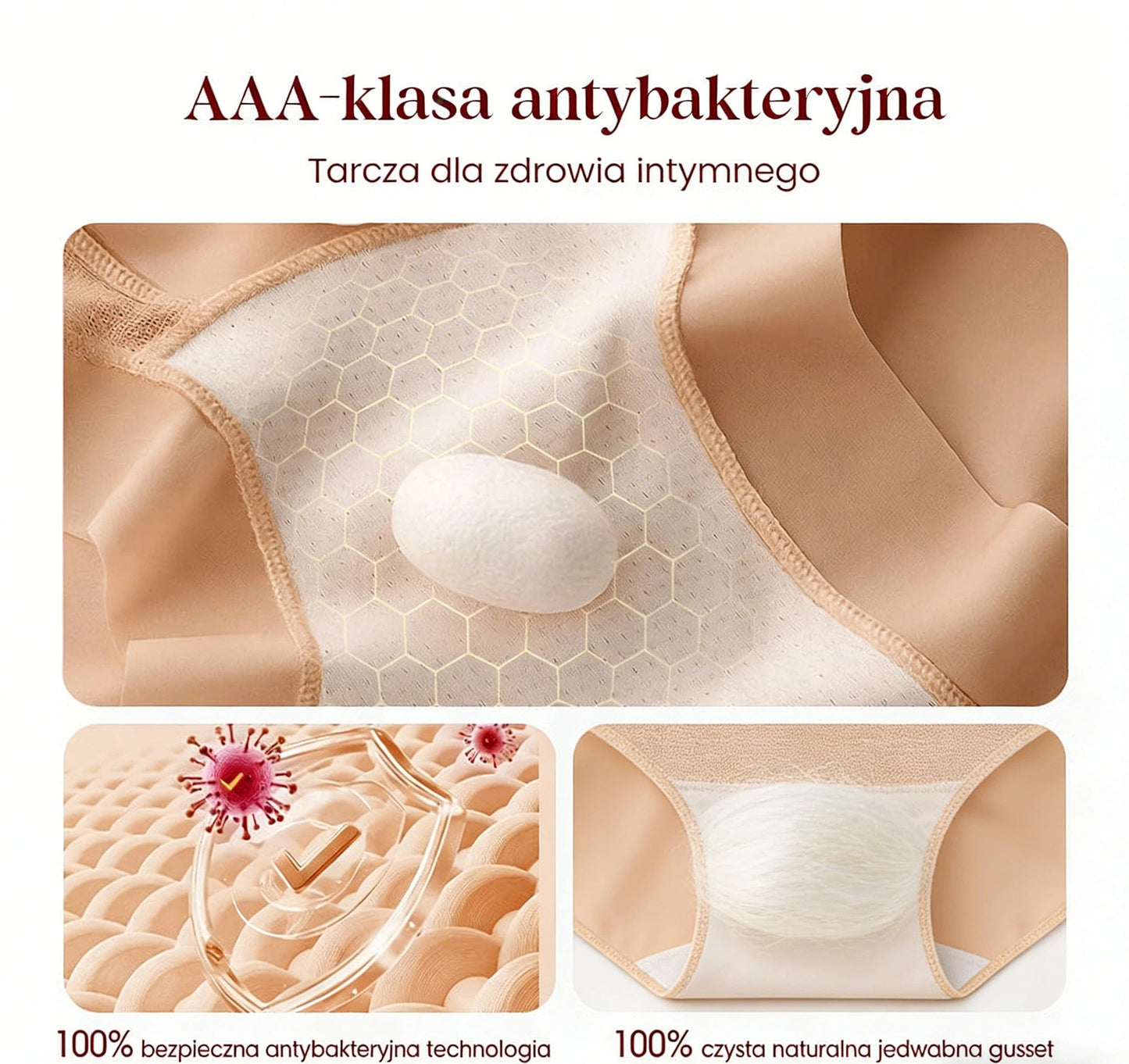 🏆 Ostatni dzień! Kup 1, otrzymasz 1 gratis! Damskie oddychające spodenki (bielizna)