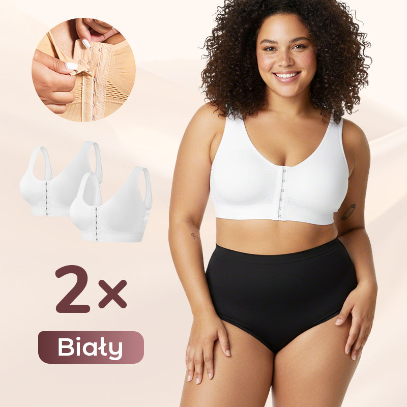 🔥【1+1 gratis】Biustonosz damski bez fiszbin z zapięciem z przodu💁♀️