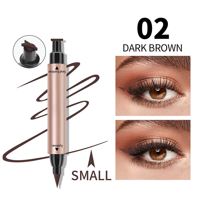 ✨Kup 1 i otrzymaj 1 gratis✨Podwójny trójkątny eyeliner w płynie
