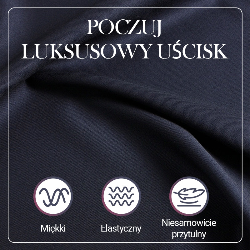 🌸Zestaw damski T-shirt z dekoltem w serek i spódnicy midi