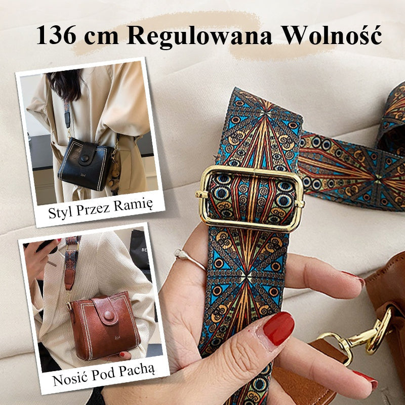 Torba Vintage z Regulowanym, Szerszym Paskiem na Ramię