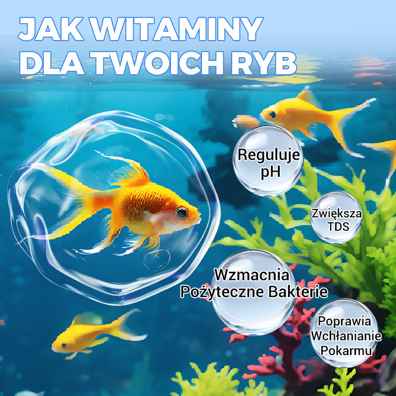 ♻️ Silna tabletka do oczyszczania wody w akwarium 🌿