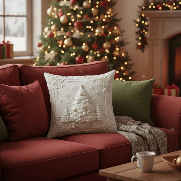 🎄Eleganckie świąteczne poszewki na poduszki(🔥🔥🔥Kupując zestaw czterech sztuk, oszczędzasz więcej.)
