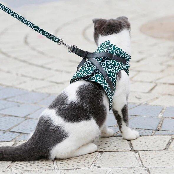 🐱Gorąca wyprzedaż 49% OFF🔥Pet Leash Anti-break Away Uprząż z paskiem na klatkę piersiową