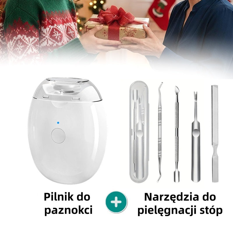 🎉 Elektryczny obcinacz do paznokci - Bezpieczny, nie uszkodzi skóry