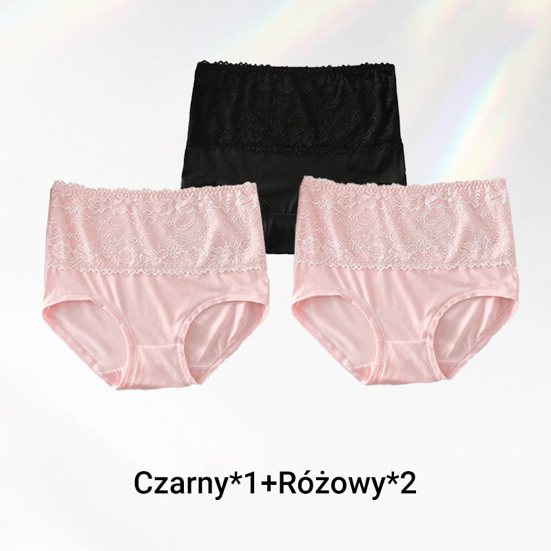 【2 +1 gratis】🌸 Majtki Plus Size z wysokim stanem dla kobiet