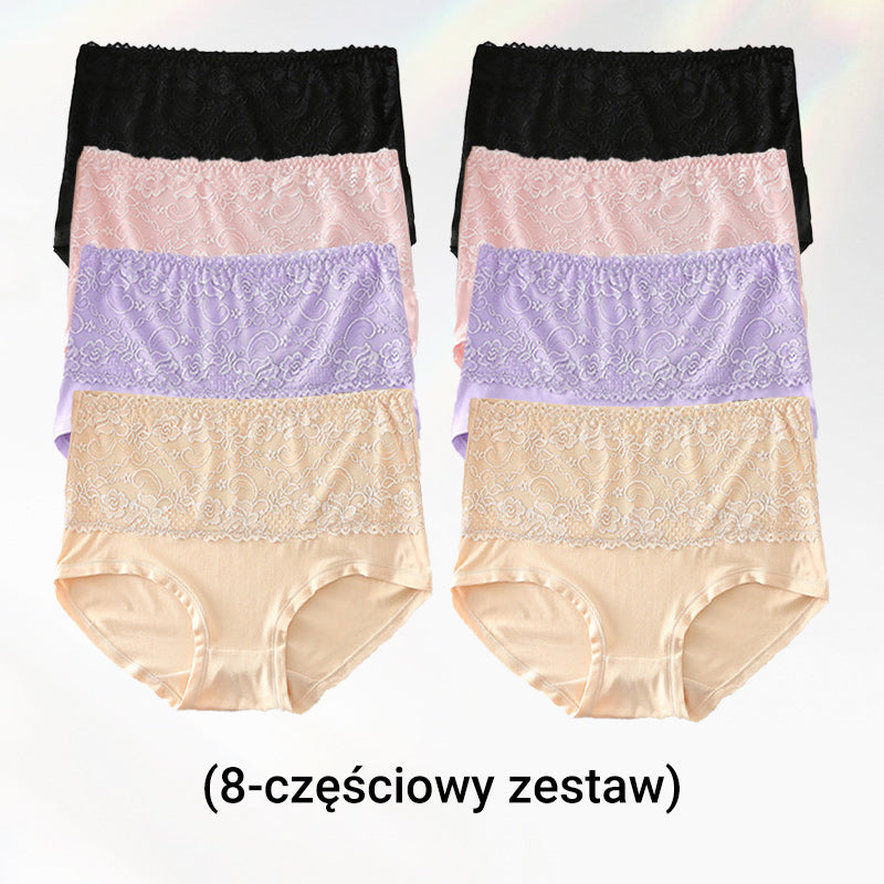 【2 +1 gratis】🌸 Majtki Plus Size z wysokim stanem dla kobiet