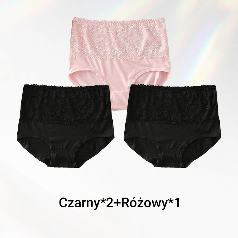 【2 +1 gratis】🌸 Majtki Plus Size z wysokim stanem dla kobiet