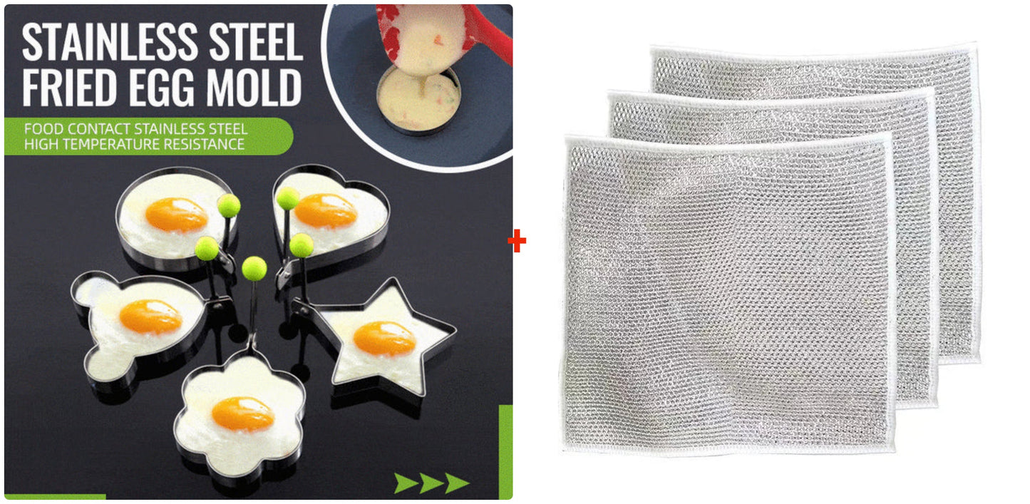 Foremki do omletów ze stali nierdzewnej