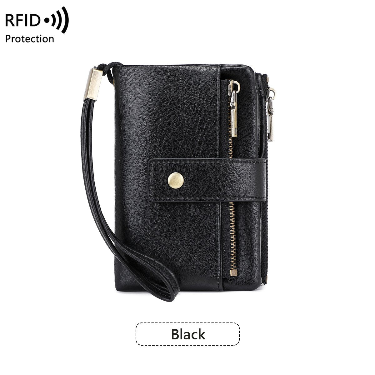 🤩Damski portfel skórzany z blokadą RFID