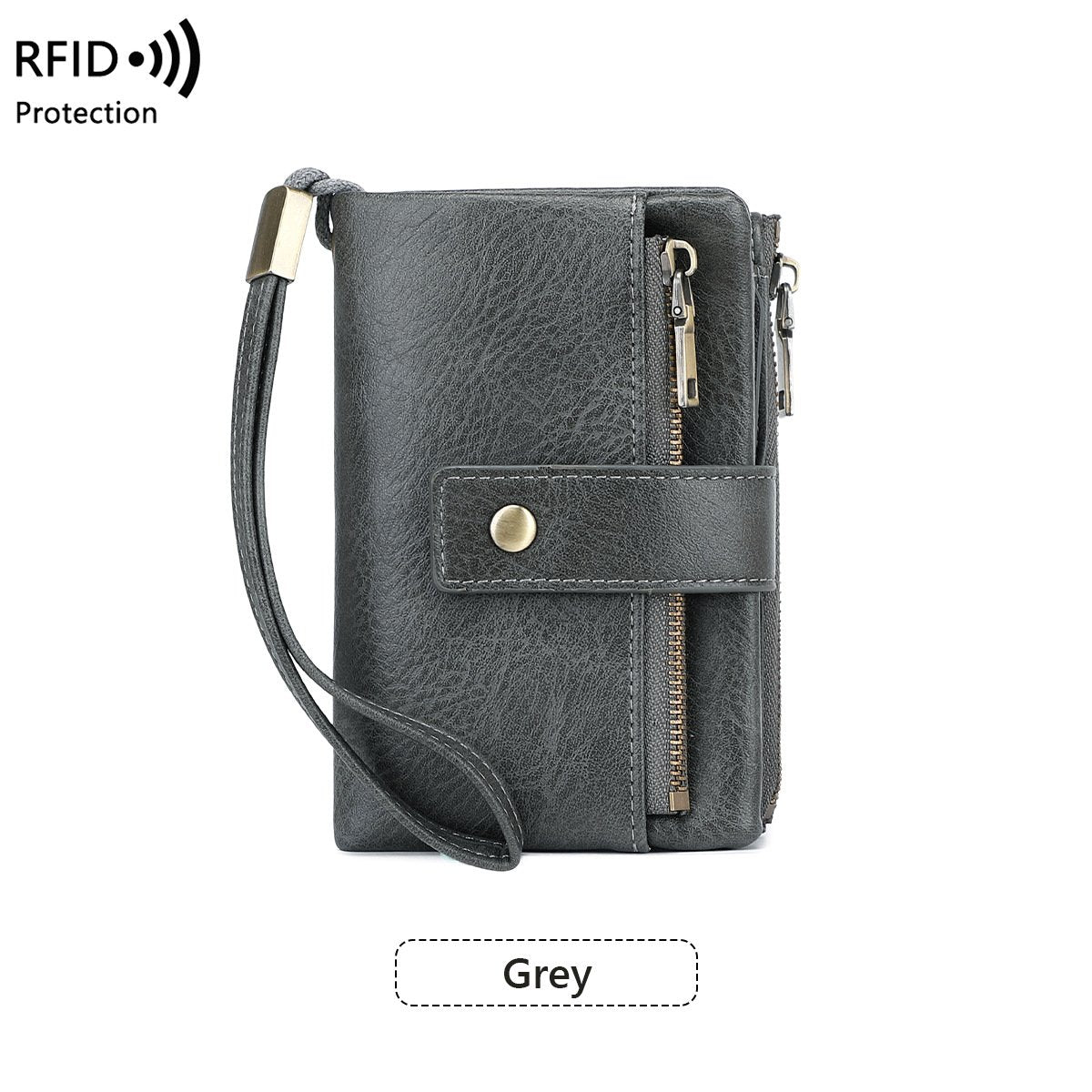 🤩Damski portfel skórzany z blokadą RFID