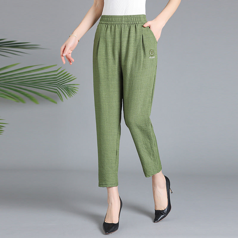 【2XL-4XL】👖Damskie spodnie casualowe w jednolitym kolorze