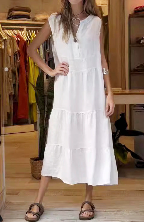 👗nowe bawełniane sukienki plus size w stylu vintage