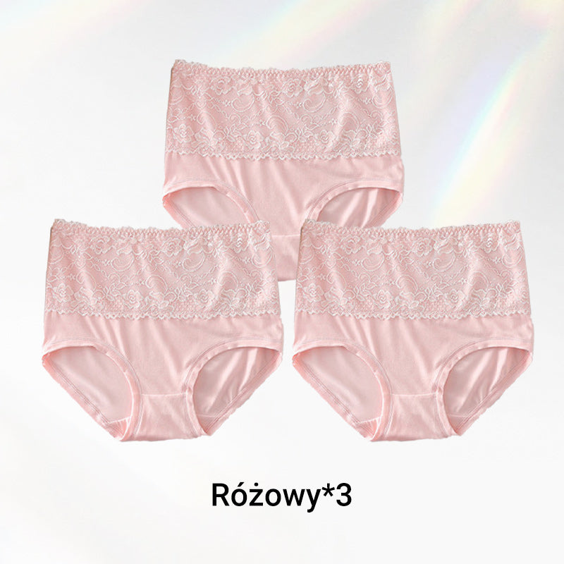 【2 +1 gratis】🌸 Majtki Plus Size z wysokim stanem dla kobiet