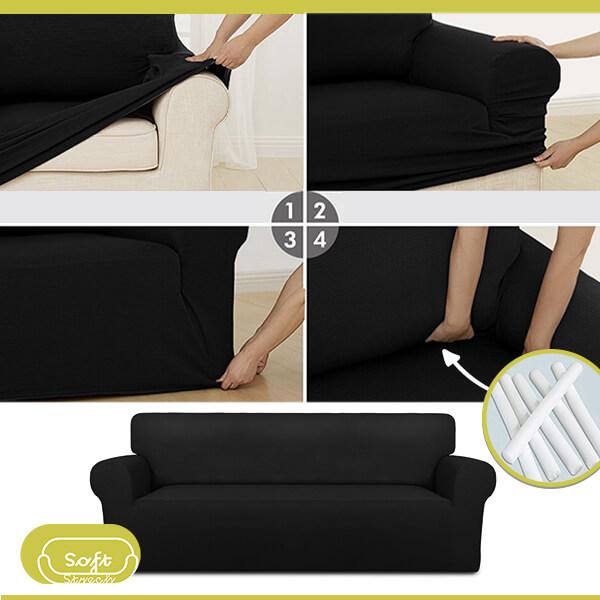 SOFTSTRETCH® - ROZCIĄGLIWE POKROWCE NA SOFĘ