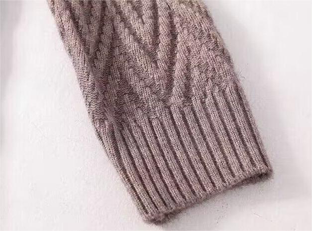 ✨Damski sweter z półgolfem o średniej długości