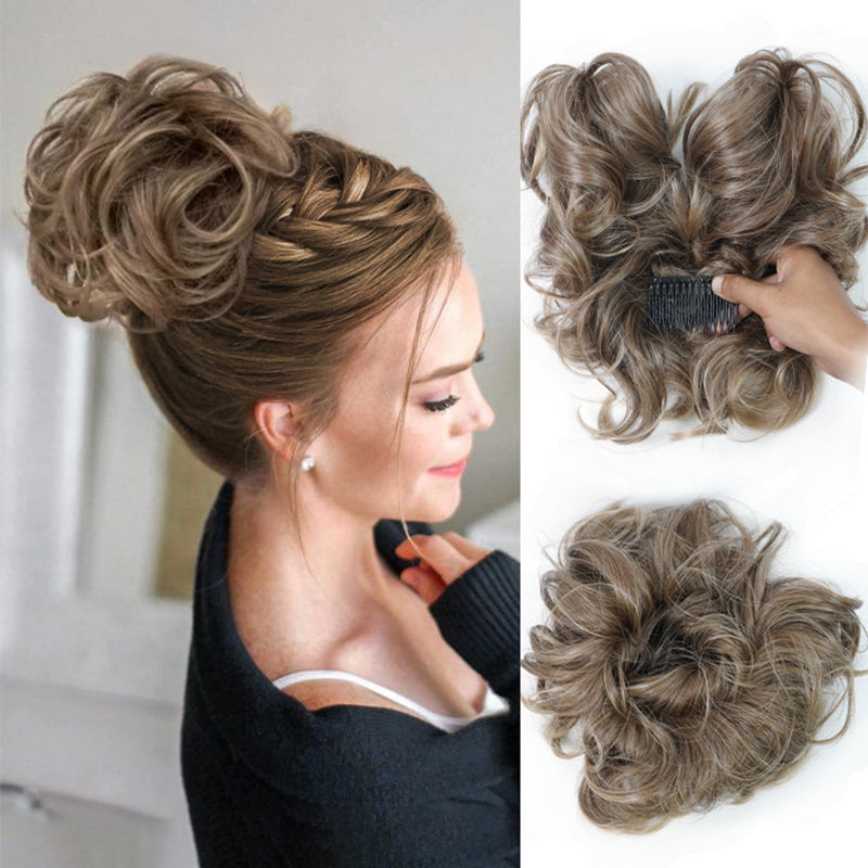 😍Zmieniaj fryzurę do woli✨Grzebień boczny do włosów Clip In Bun Akcesorium do włosów