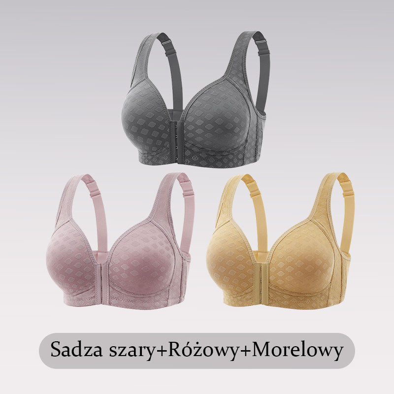 🔥Nowe produkty 40% taniej💟Biustonosz z przodu zapinany, przeciwdziałający opadaniu
