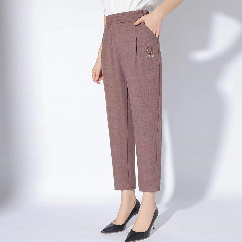 【2XL-4XL】👖Damskie spodnie casualowe w jednolitym kolorze