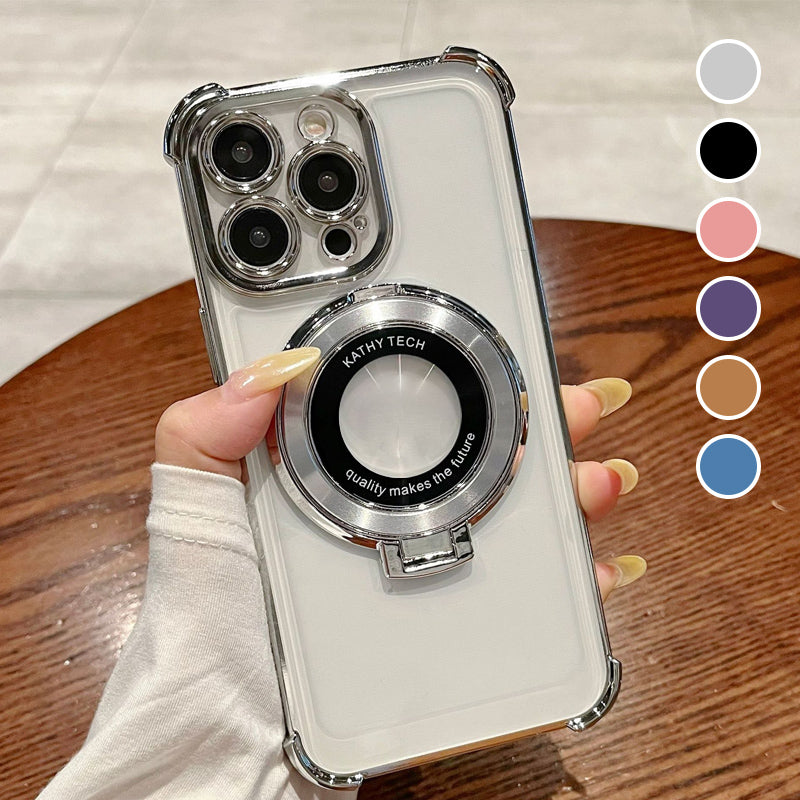 🔥Iphone serii 16-13🔥Etui ochronne na telefon z obiektywem magnetycznym i podstawką