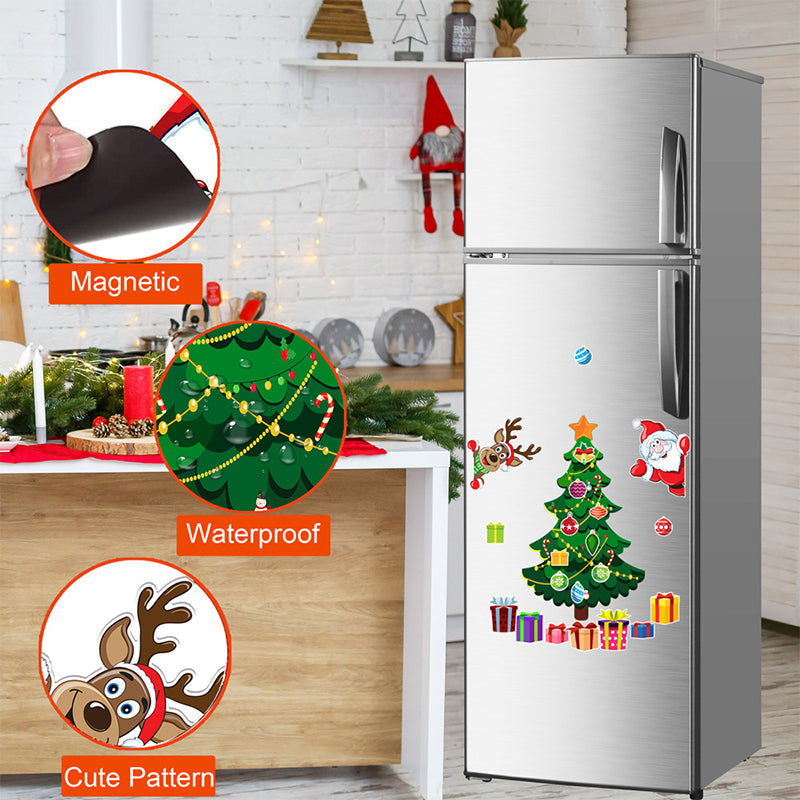 🎅Wyprzedaż świąteczna 49% OFF 🎄 Świąteczne naklejki magnetyczne z kreskówkami 3D