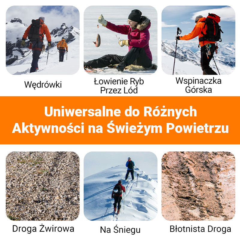 Raki Antypoślizgowe do Obuwia i Butów na Zewnątrz