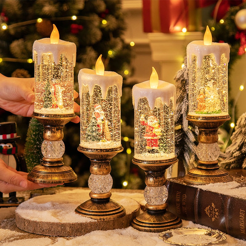 🎅Lampka nocna świeca bożonarodzeniowa🕯️