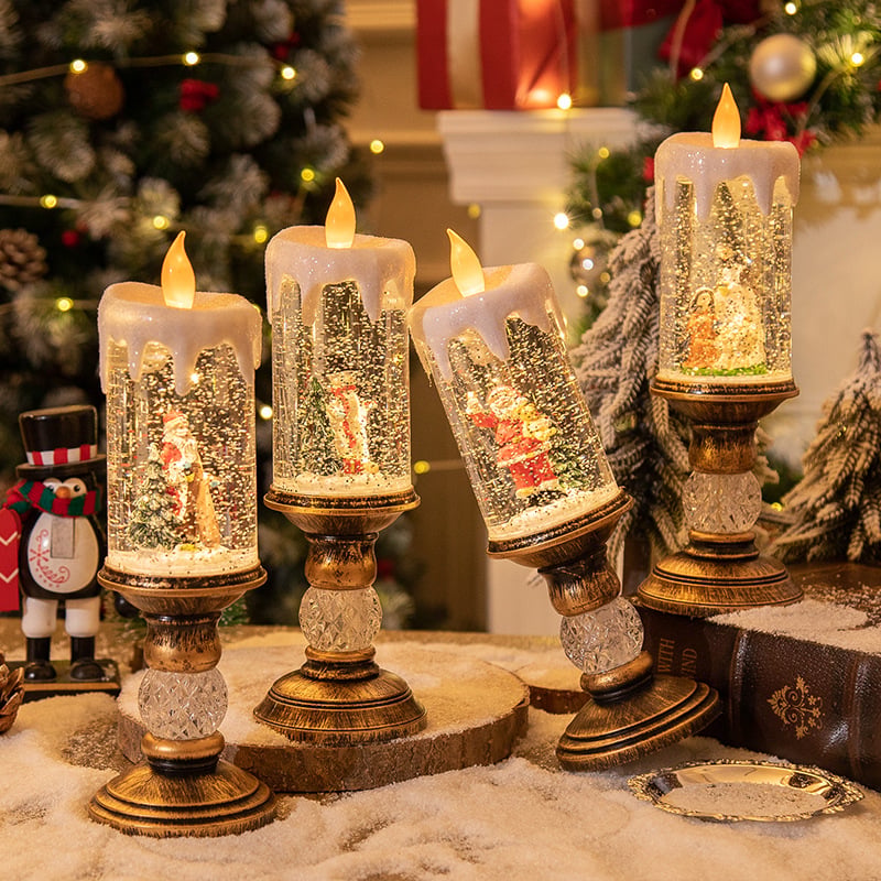 🎅Lampka nocna świeca bożonarodzeniowa🕯️