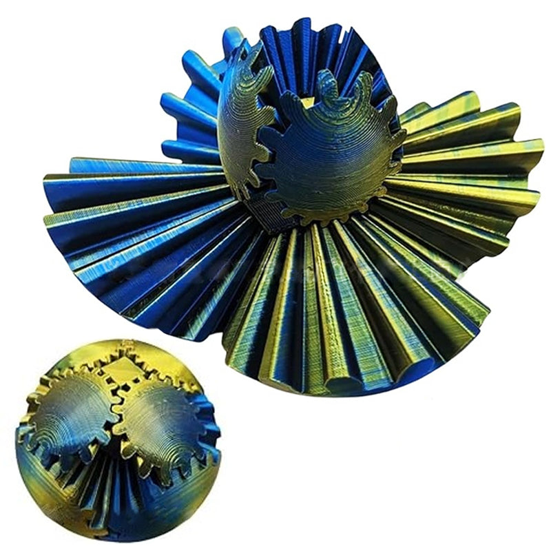 ⚙️ Steampunk Whirling Wonder Fidget (kula z kołem zębatym)
