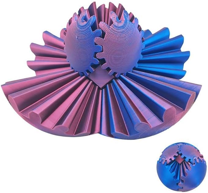 ⚙️ Steampunk Whirling Wonder Fidget (kula z kołem zębatym)