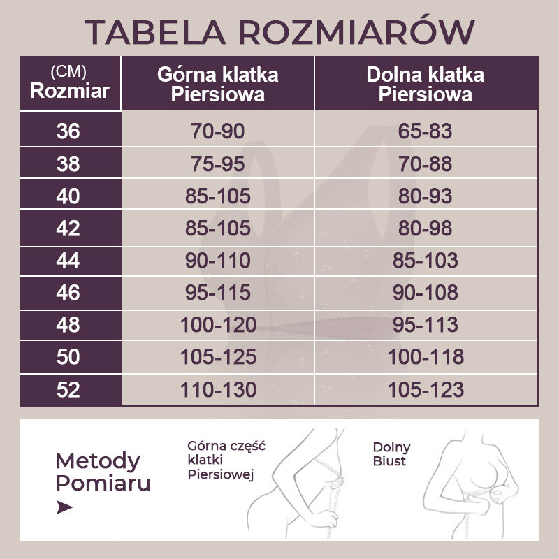 Biustonosz Premium z guzikami z przodu - spersonalizowany dla kobiet