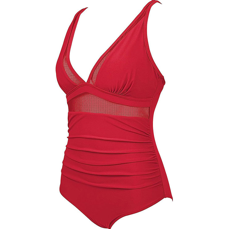 Siateczkowy kostium kąpielowy Tummy Tuck