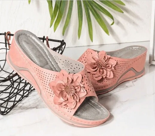 💖Miękkie skórzane sandały ortopedyczne ze wsparciem łuku stopy