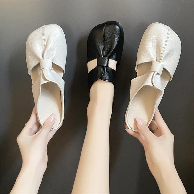 【EU 35-42】👡Letnie sandały mokasyny na płaskim obcasie
