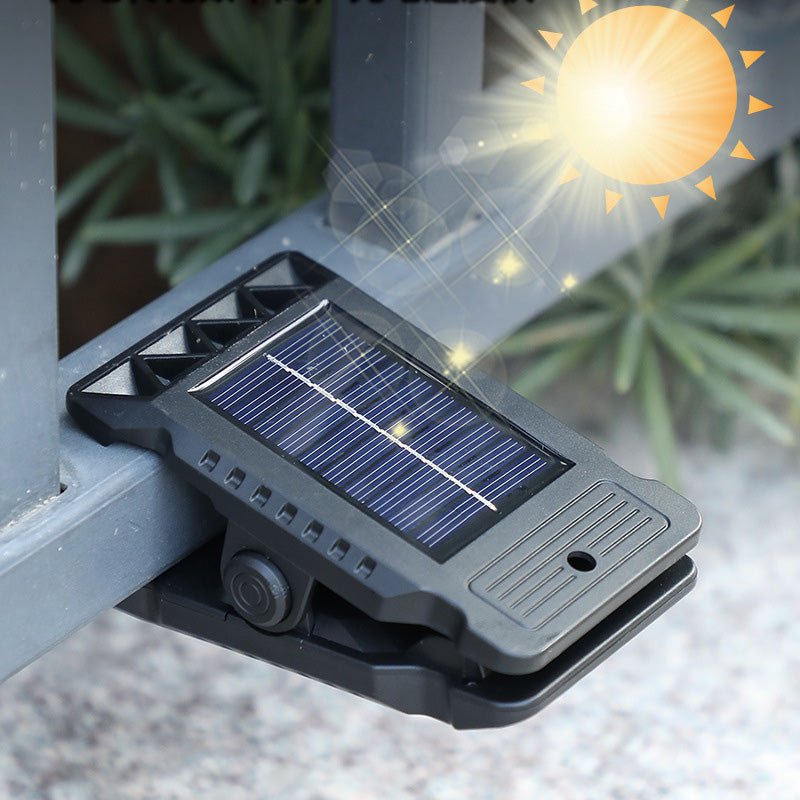 Zewnętrzna lampa solarna z klipsem i czujnikiem ruchu