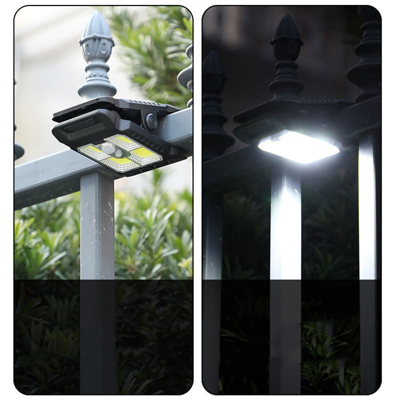 Zewnętrzna lampa solarna z klipsem i czujnikiem ruchu