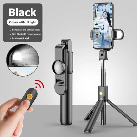 📸🌀Nowy wielofunkcyjny kij do selfie 6 w 1 z Bluetooth