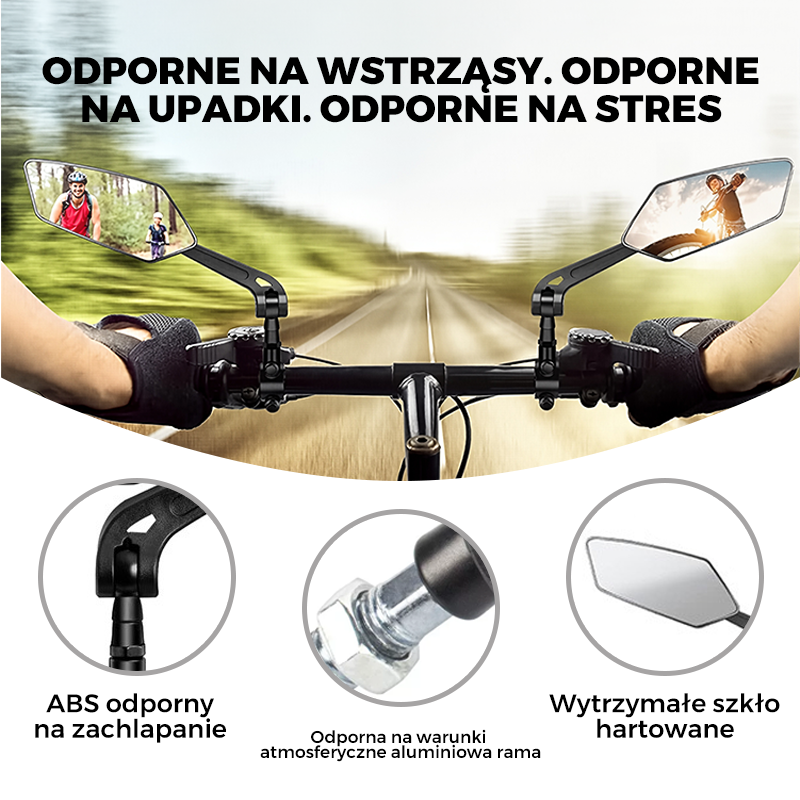 Lusterko Rowerowe na Kierownicę