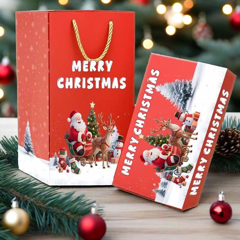 🎅 Unikalne składane pudełko na prezent świąteczny typu pop-up 🎄🎁