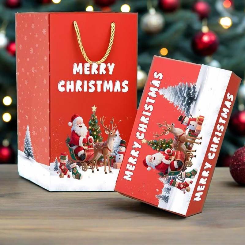 🎅 Unikalne składane pudełko na prezent świąteczny typu pop-up 🎄🎁