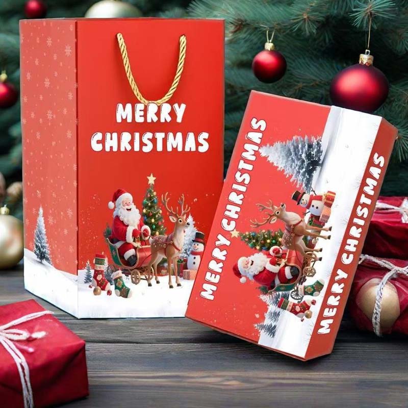 🎅 Unikalne składane pudełko na prezent świąteczny typu pop-up 🎄🎁