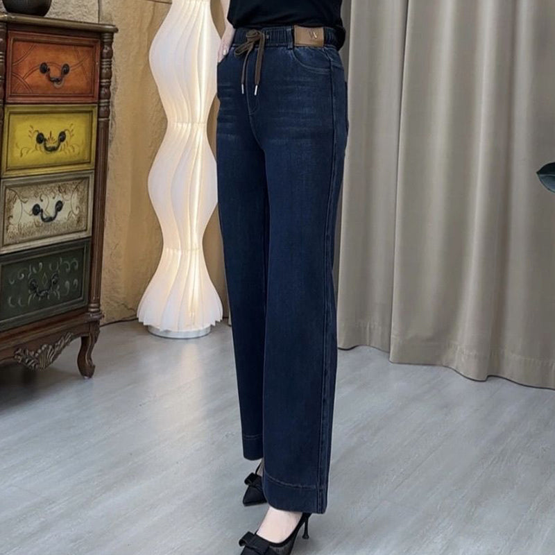 👖Damskie spodnie z prostymi nogawkami w stylu casualowym