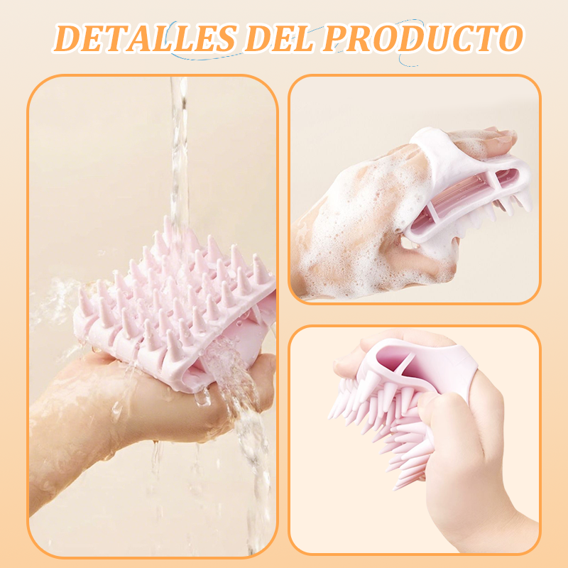 🧖♀️✨ Silikonowy Masażer do Skóry Głowy – Doświadczenie SPA Pod Prysznicem, Bez Plątania i Łamania Włosów! ✨